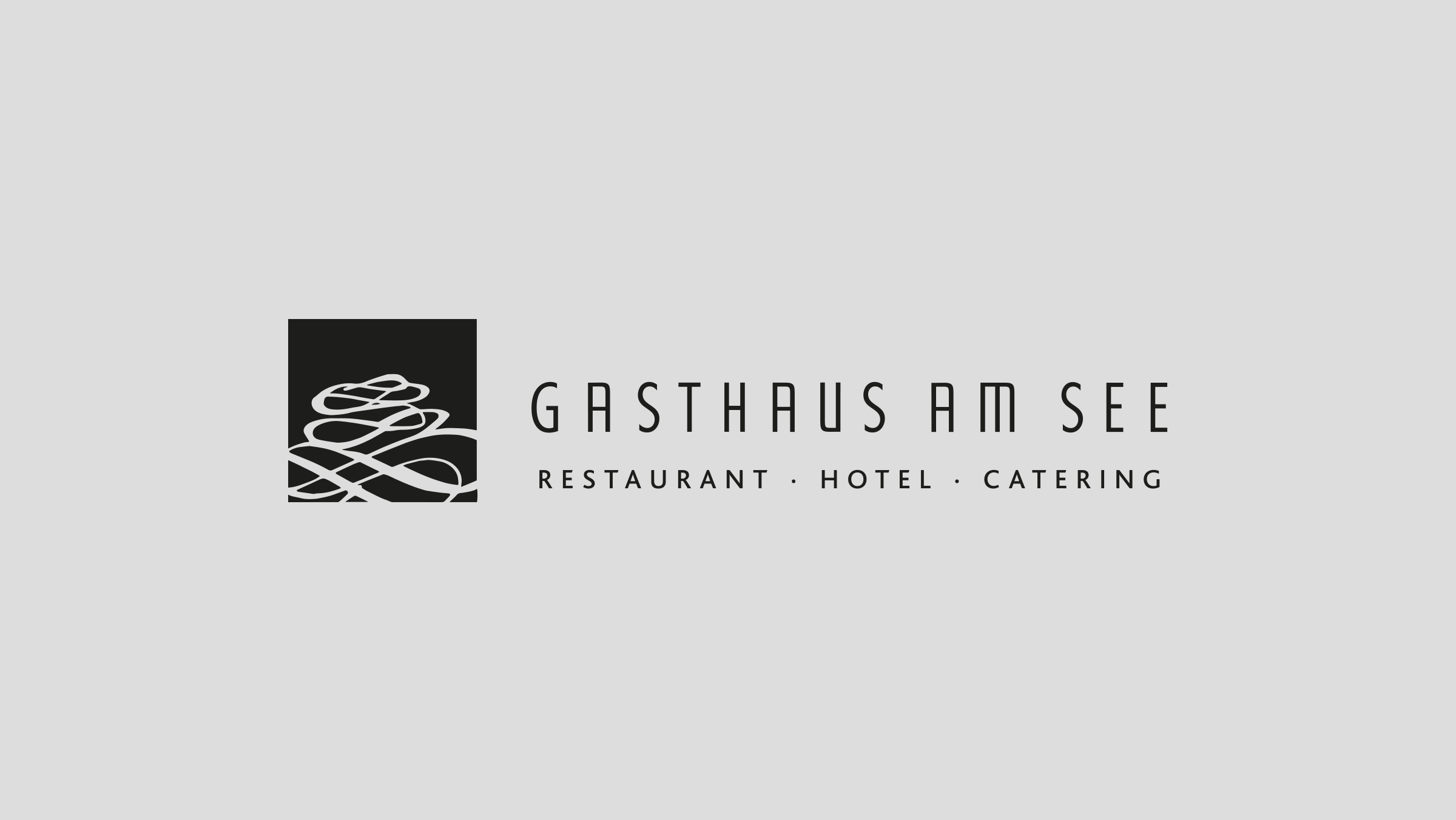 Typografische Logo für Gasthaus am See Hainspitz