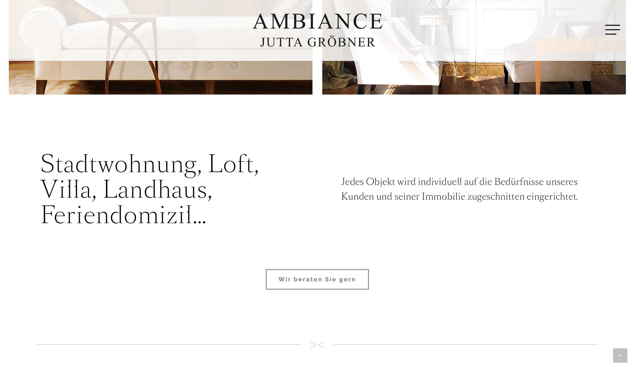Screenshot Website Hamburg