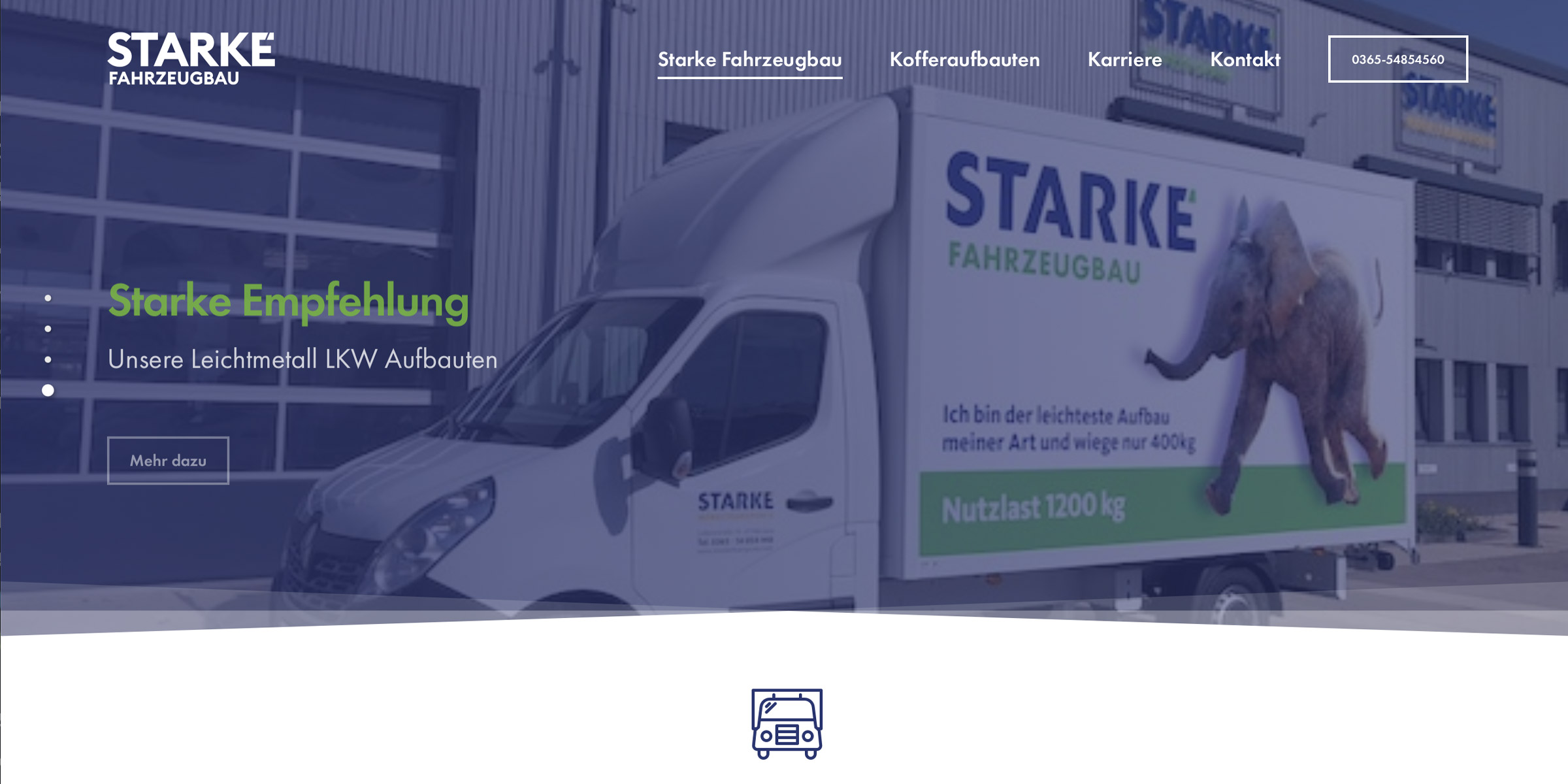 Kleine Website für den Fahrzeugbau aus Gera