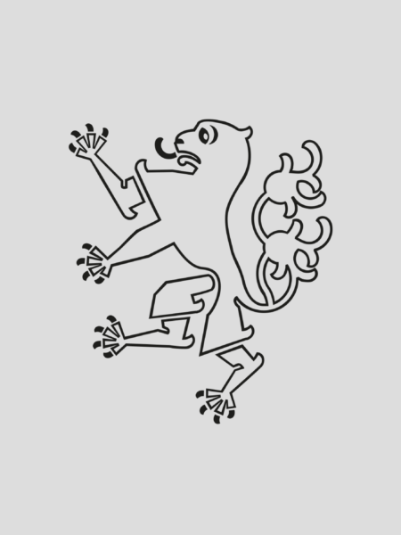 Moderne Wappen-Löwen Gestaltung