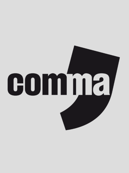 Typografische Logo-Gestaltung Comma, Gera