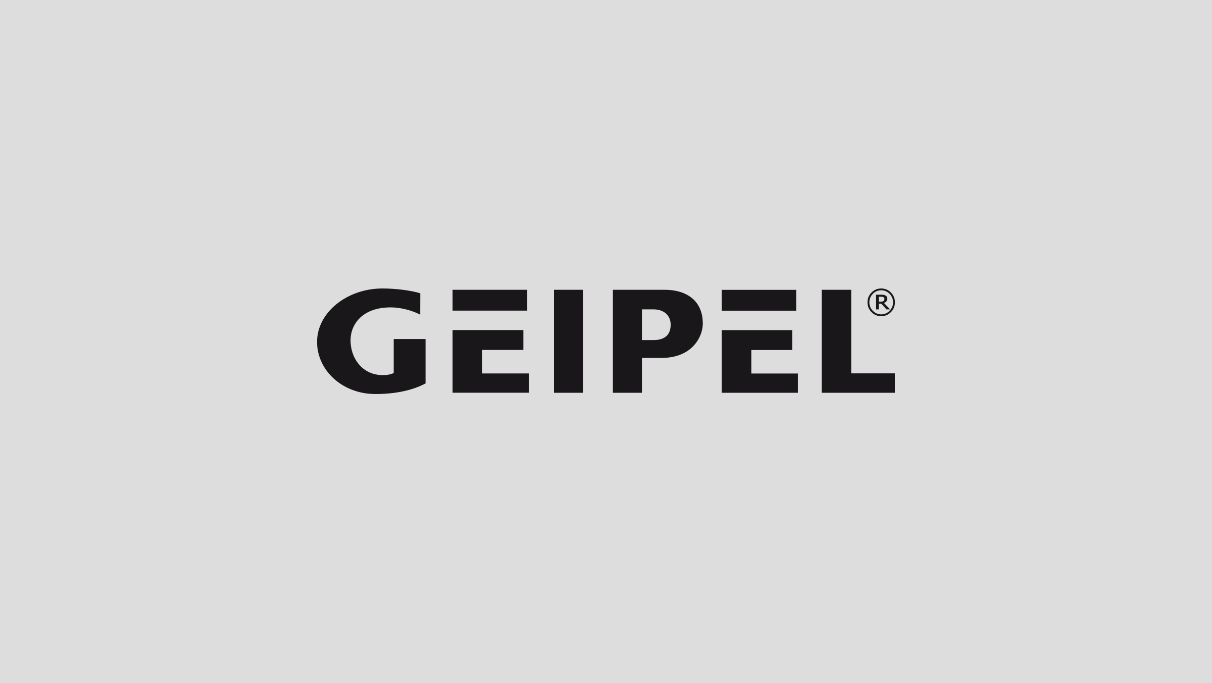Typografisches Logo Geipel