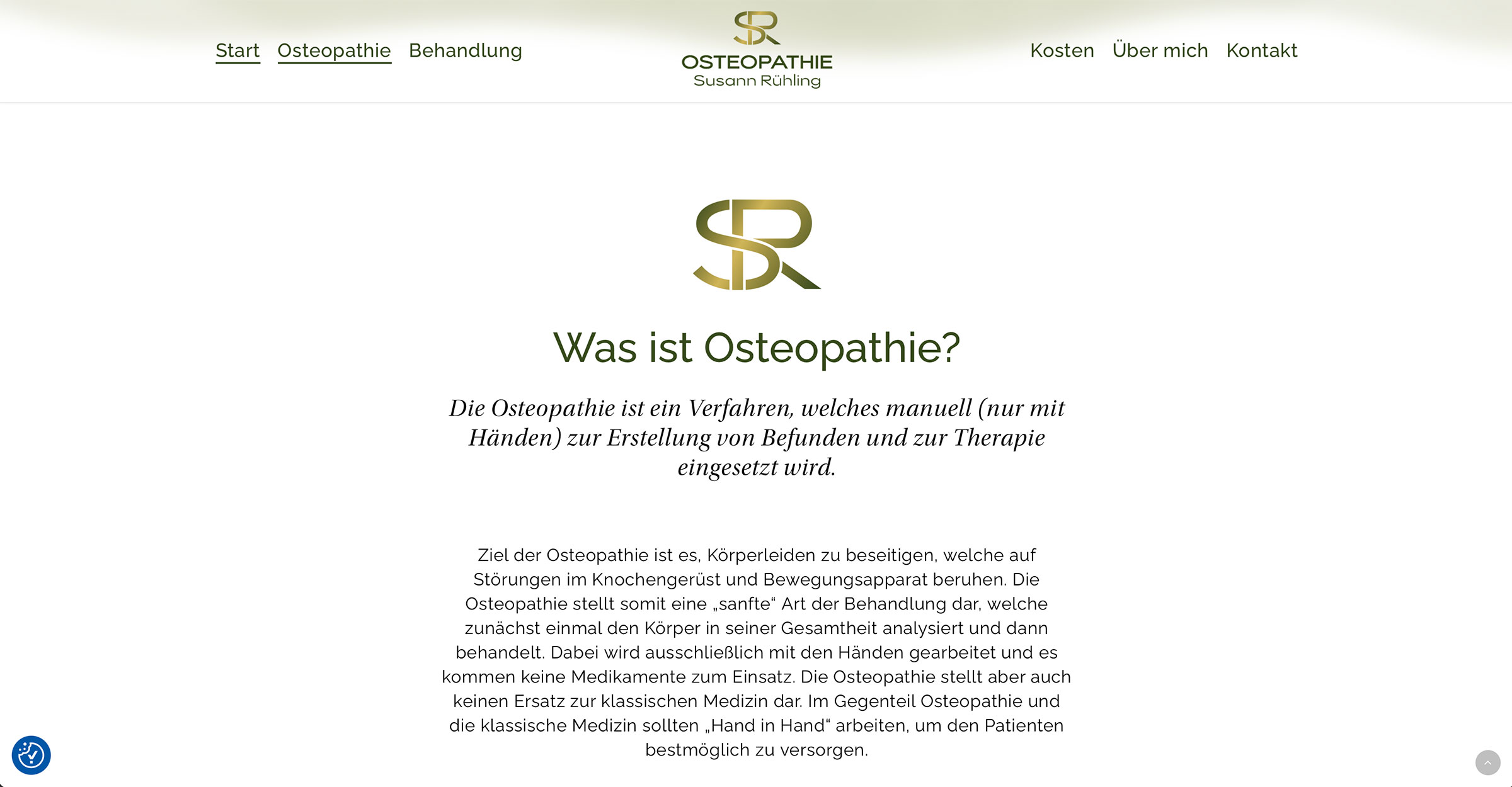 Webdesign für Osteopathie Gera