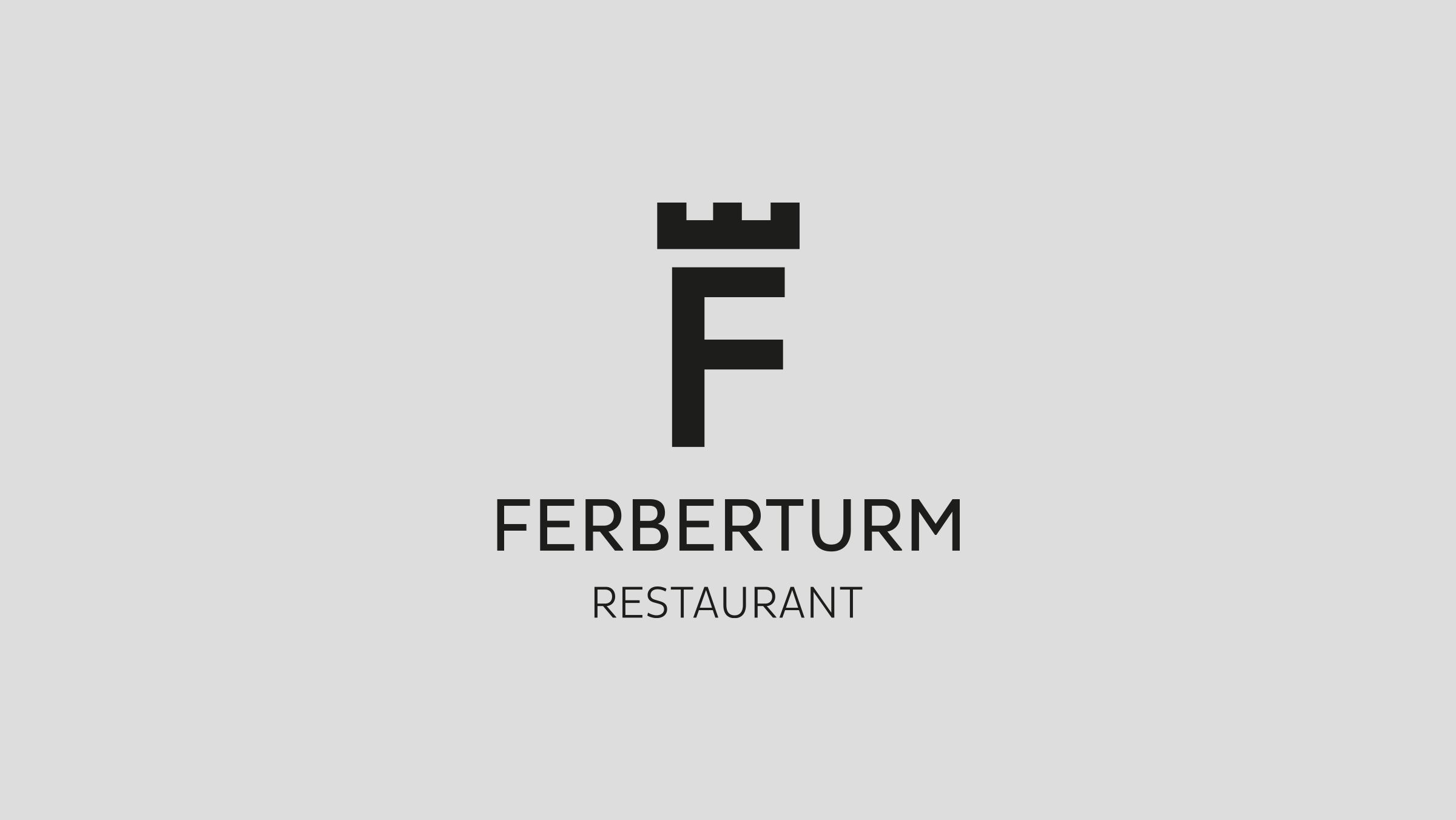 Logo Gestaltung für Restaurant Ferberturm Gera