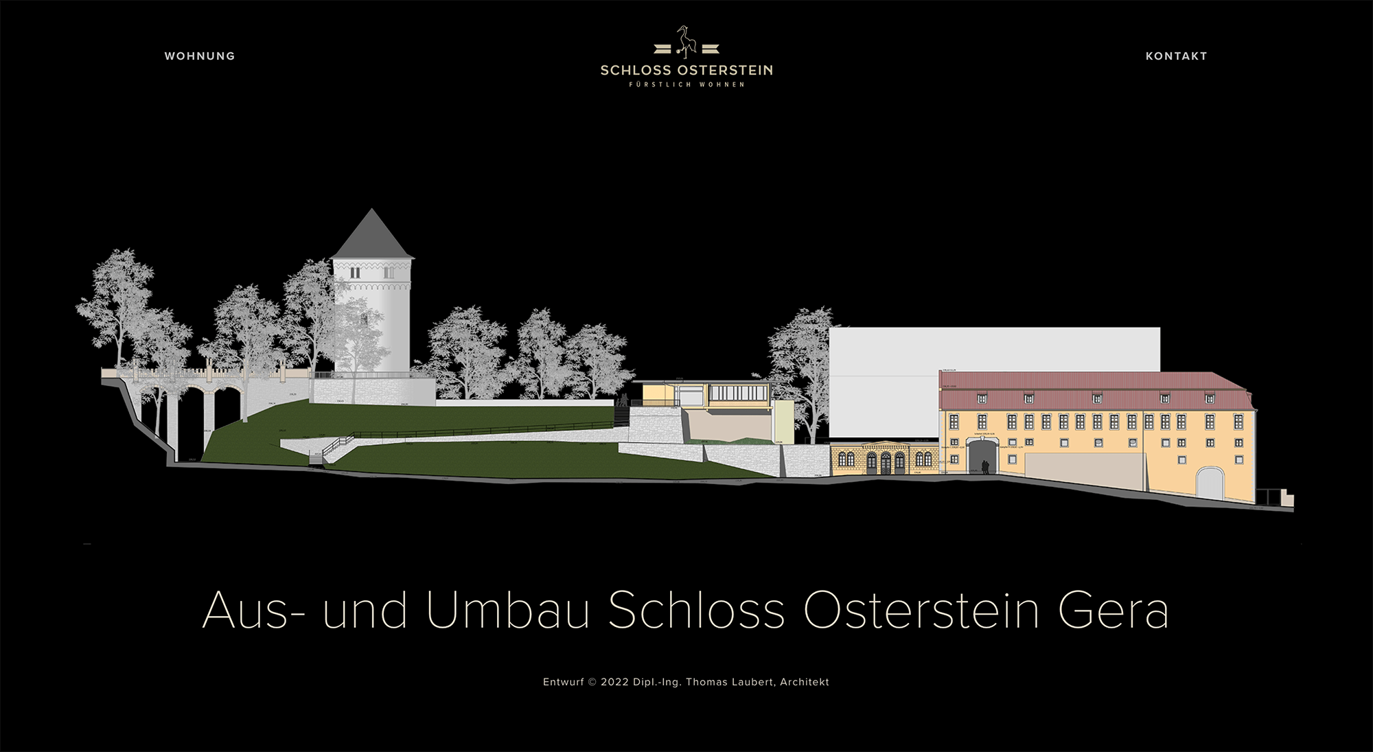 Webseiten Gestaltung für Schloss Osterstein GbR